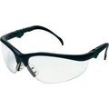 Mcr Safety MCR Safety® Klondike® KD310AF Safety Glasses KD3, Black Frame, Clear Anti-fog Lens KD310AF